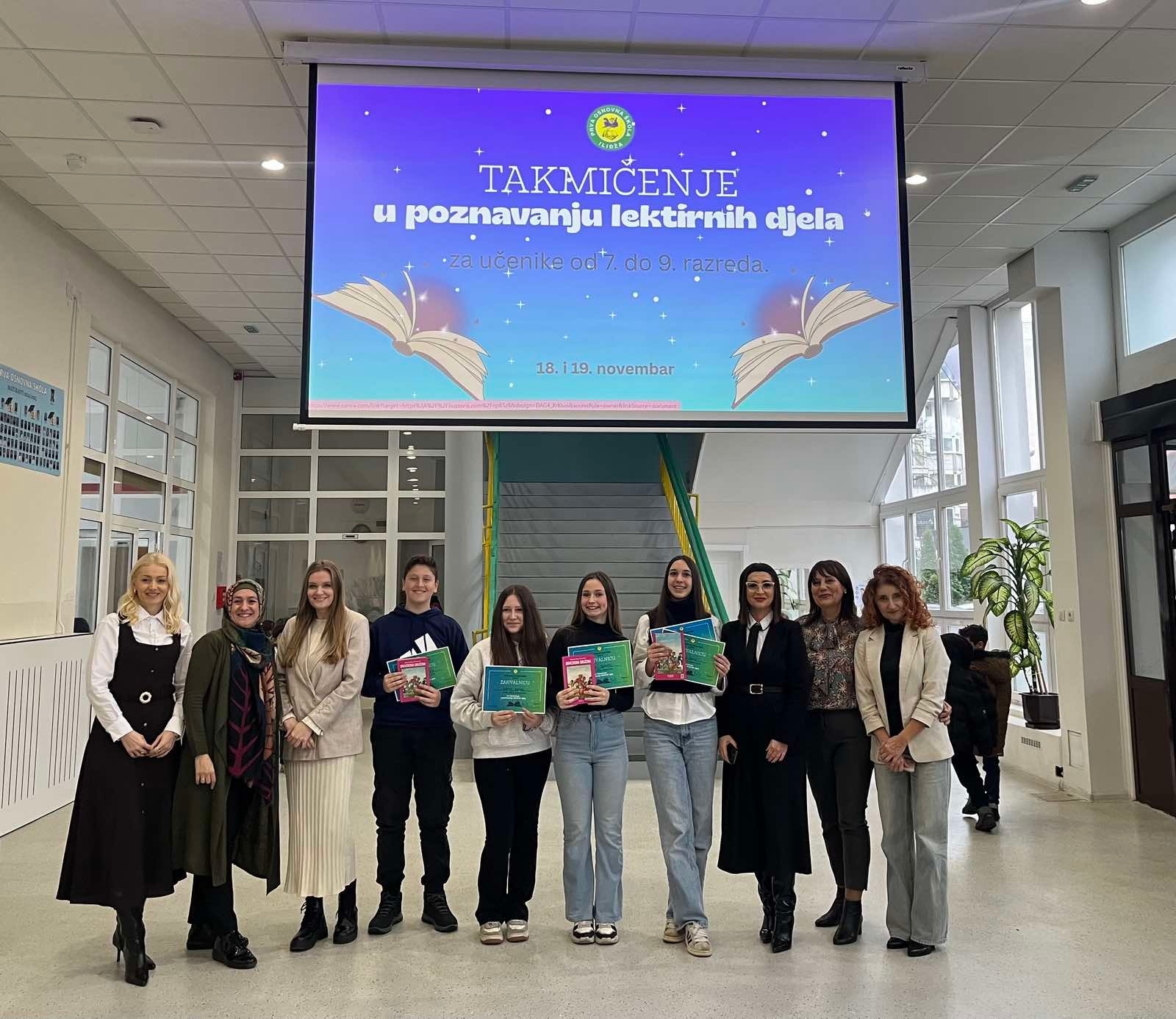 Takmičenje u poznavanju lektirnih djela za učenike od VII do IX razreda održano