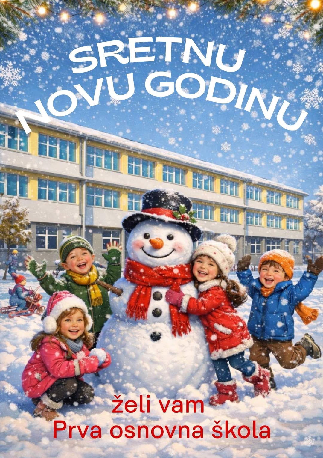 Draga djeco, poštovani roditelji i cijenjeni nastavnici, neka vam Nova godina do