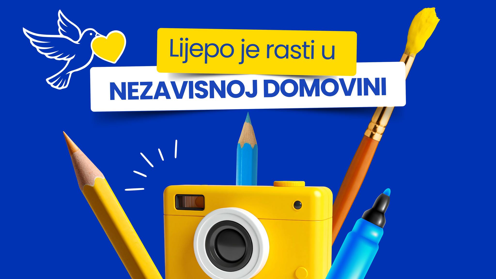 Izabrana najbolja djela na temu “LIJEPO JE RASTI U NEZAVISNOJ DOMOVINI”: Sarajev