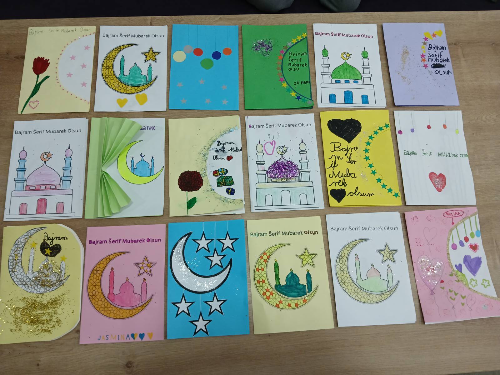 Učenici produženog boravka su s mnogo radosti, topline i lijepih riječi uputili