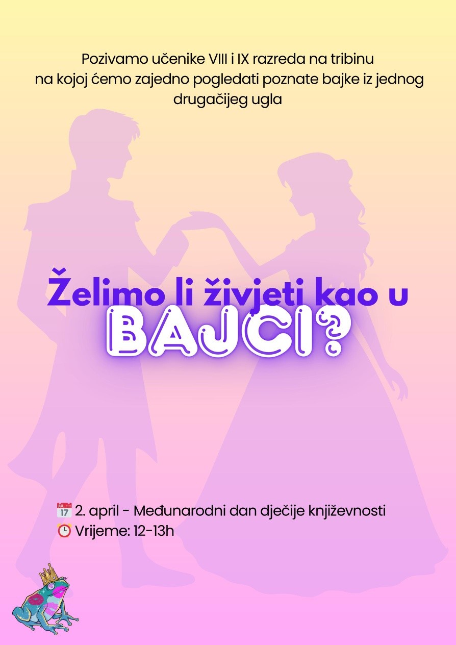 Tribina za učenike VIII i IX razreda