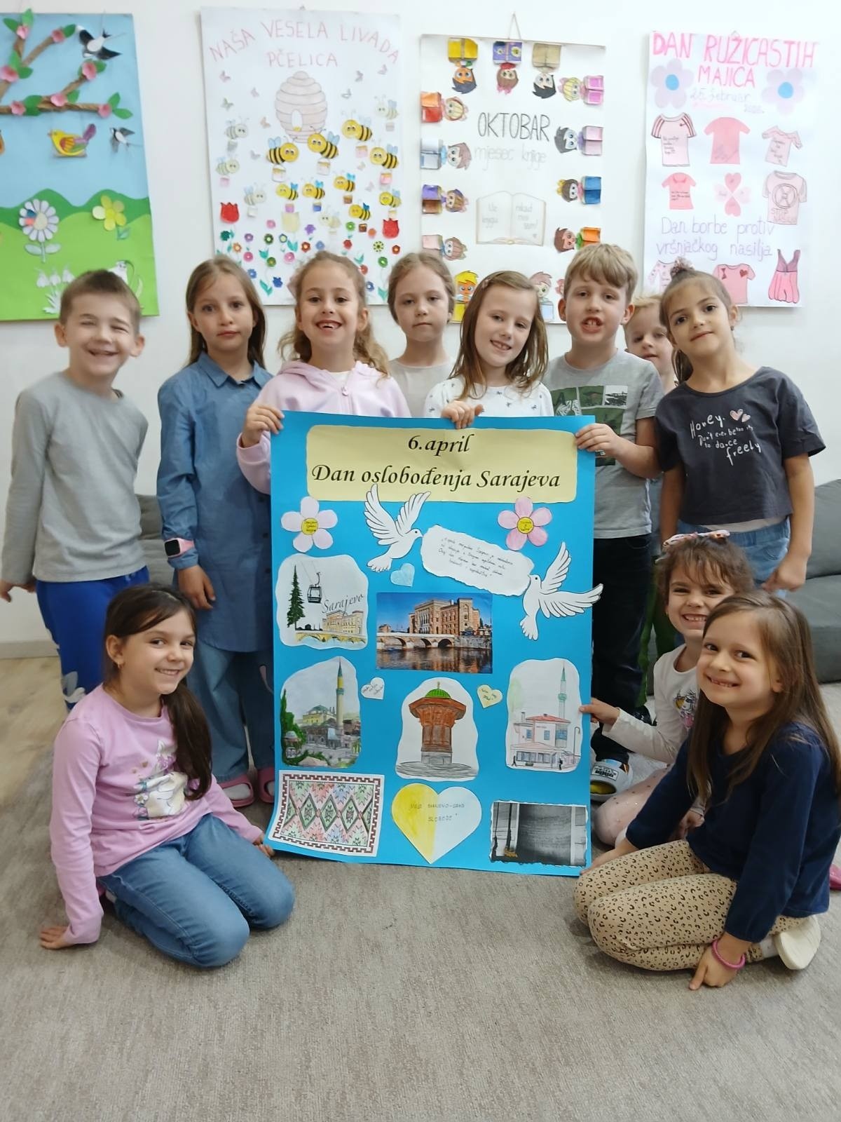 U produženom boravku danas smo obilježili 6. april – Dan oslobođenja Sarajeva.