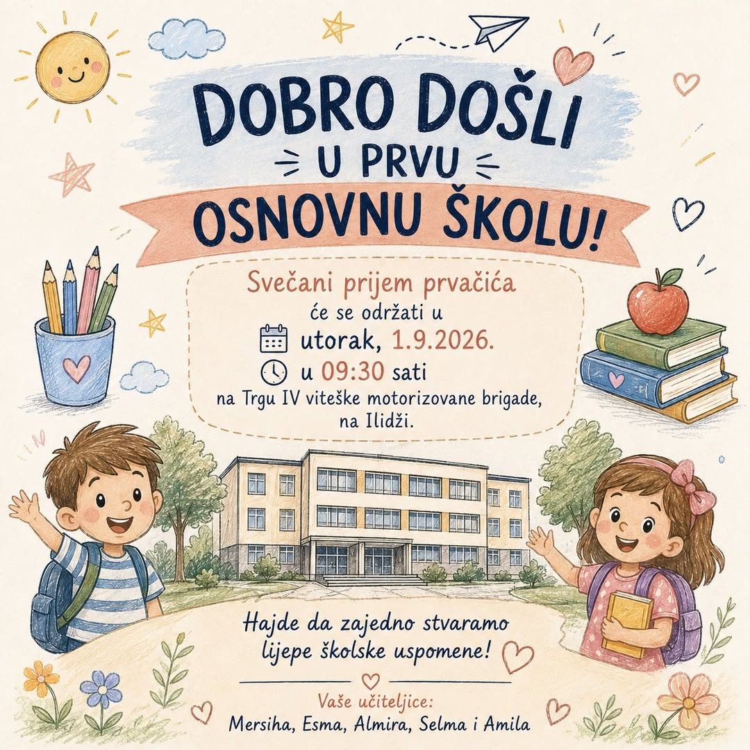 **Dobro nam došli, naši prvačići!**